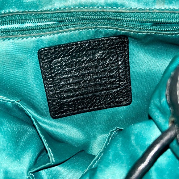 Coach Leather Drawstring Backpack No. D1373-F24385 - Picture 6 of 7